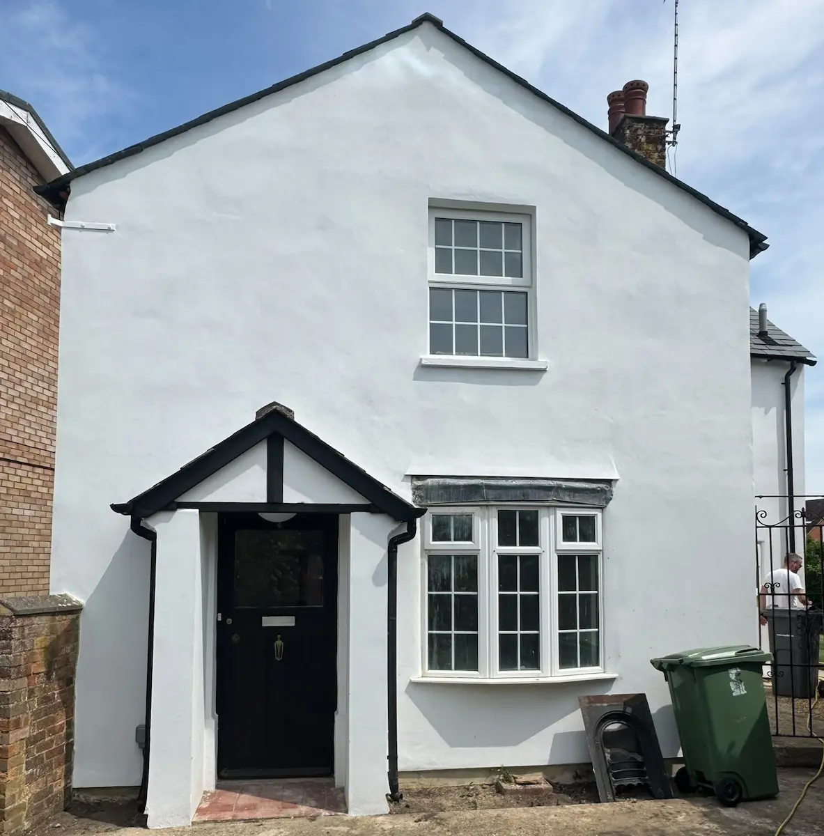 Renovated British residential property following refurbishment